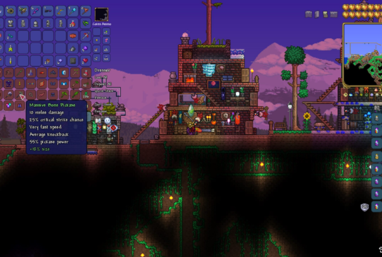 Pickaxe Terraria Guide The Digger's Handbook Indie Game Culture