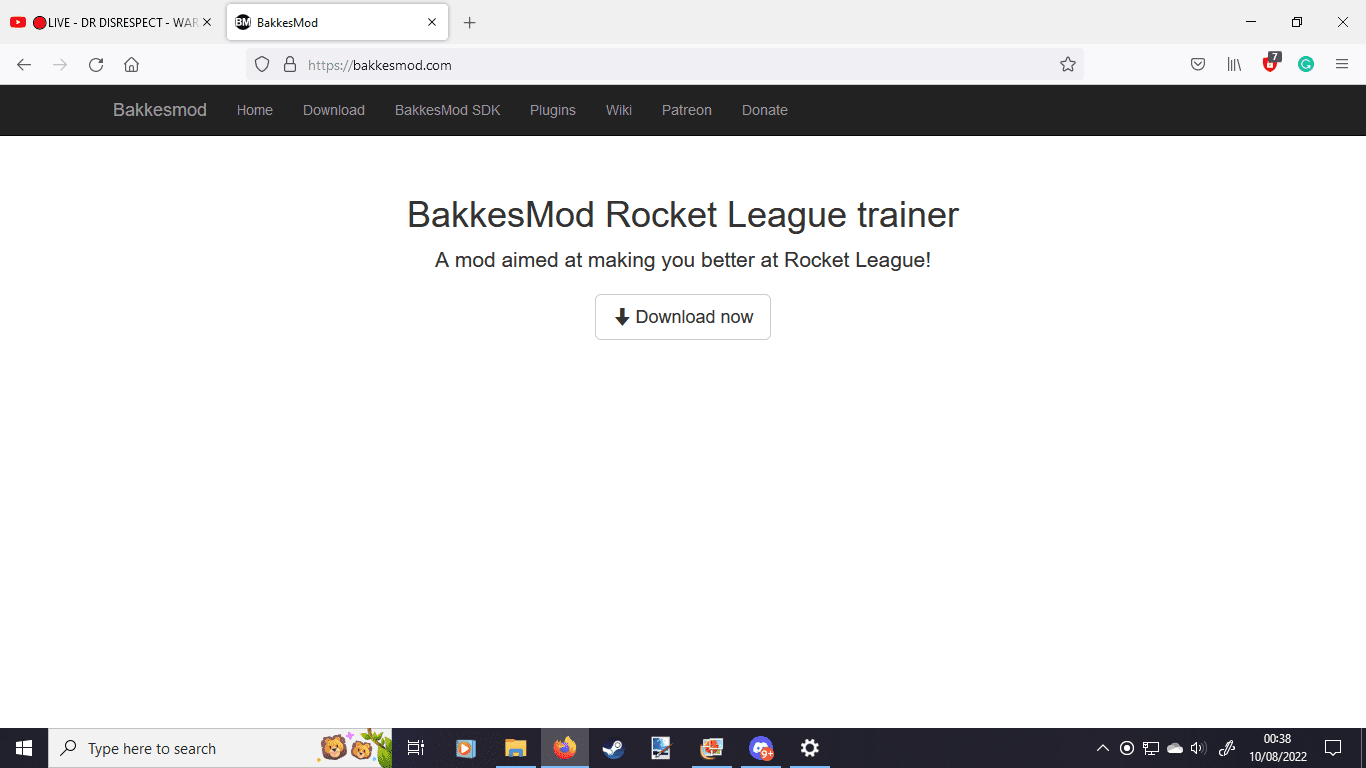 Installing Bakkesmod