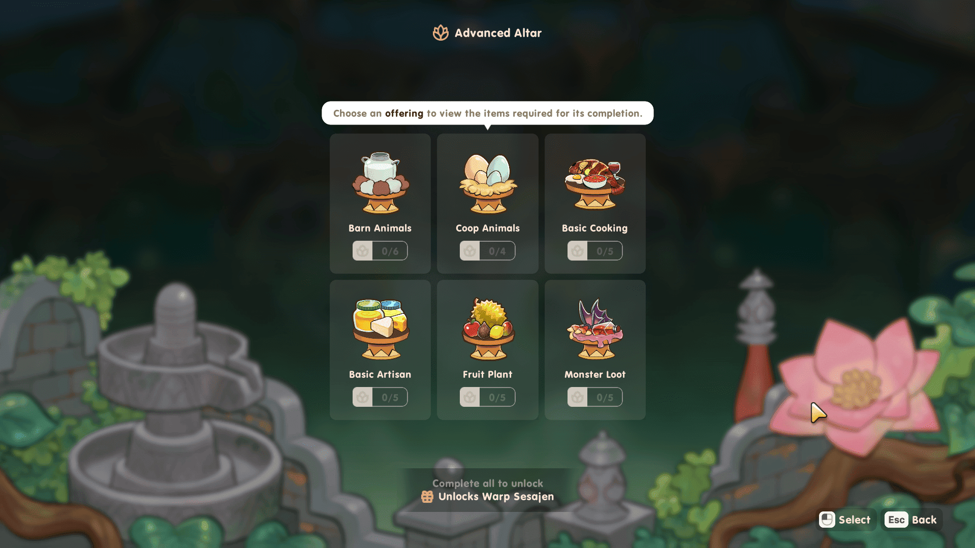 advanced altar Coral Island