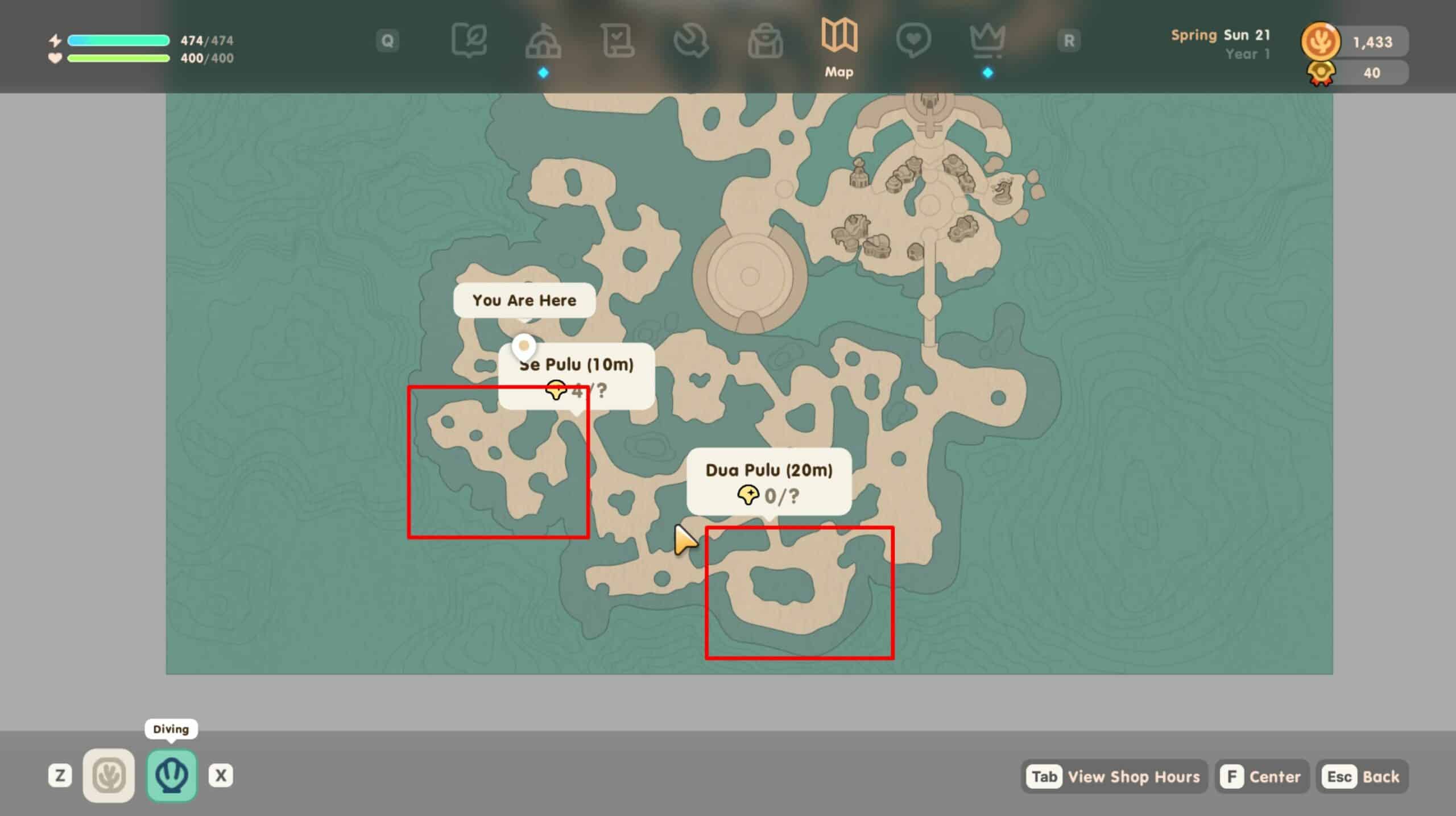 Herding Area Coral Island