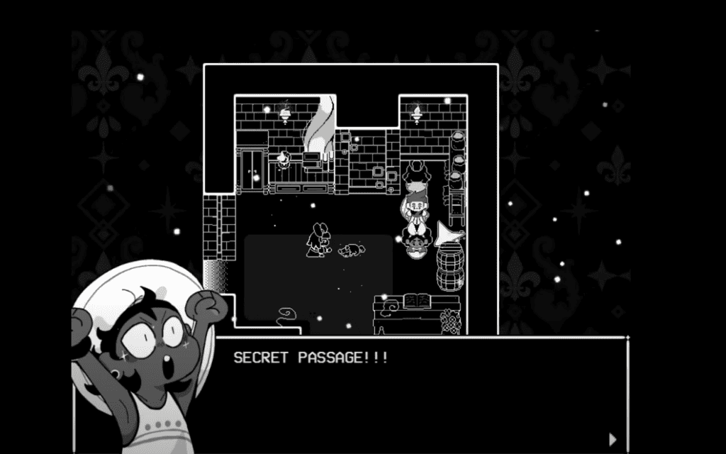 In Stars And Time the third floor secret passage