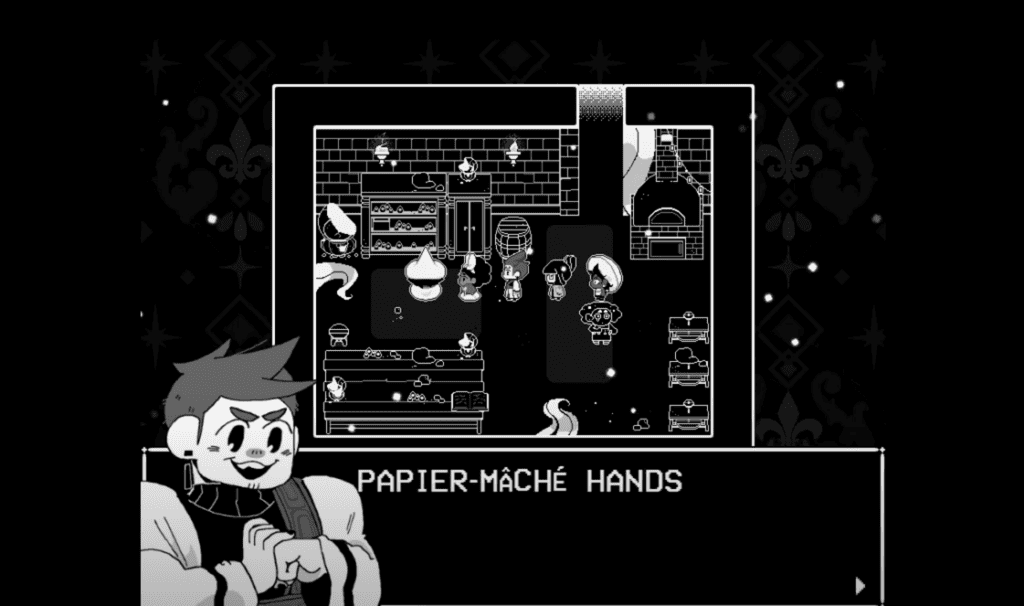 In Stars and Time The Third Floor papier mache hands