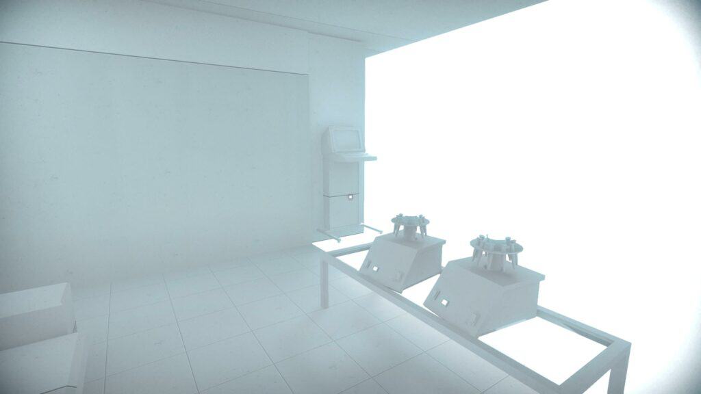 Superhot Terminal Location statue