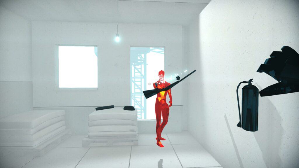 Superhot Terminal Location pistol user