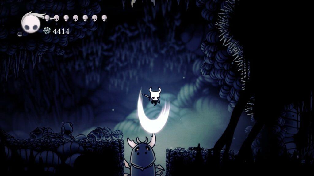 jumping in hollow knight