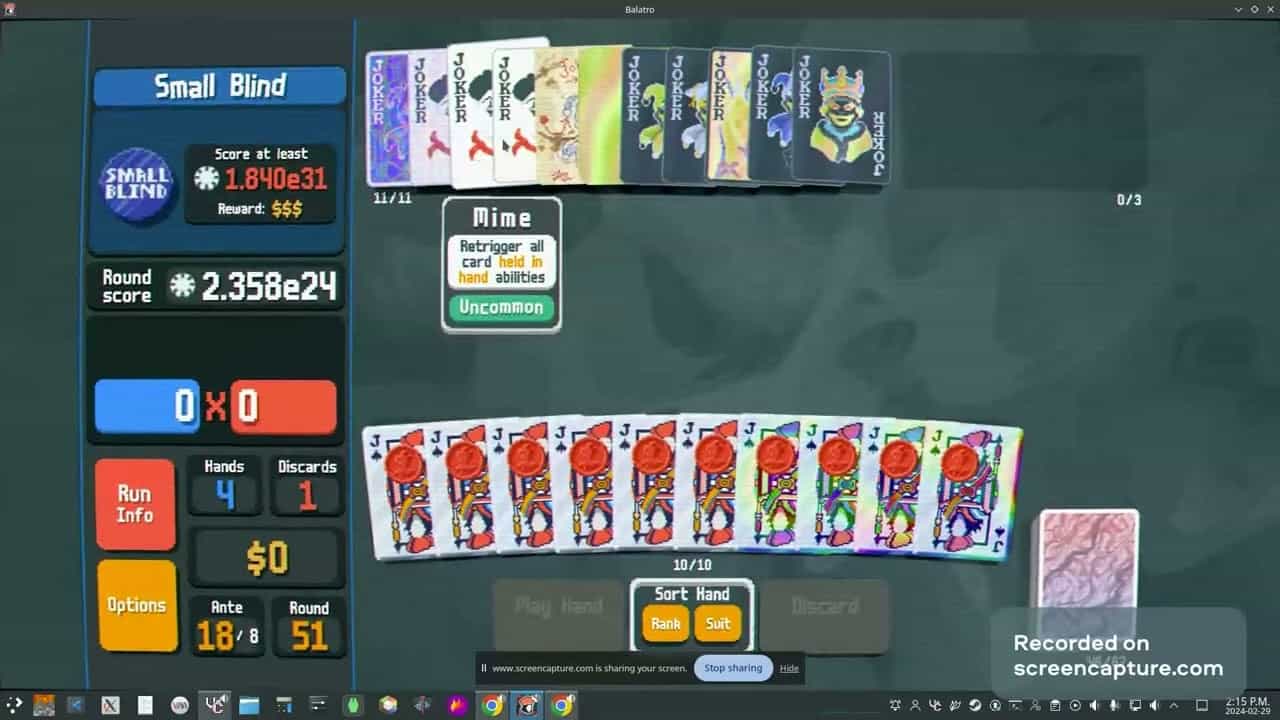 I've never gotten a higher Balatro hand than this - YouTube